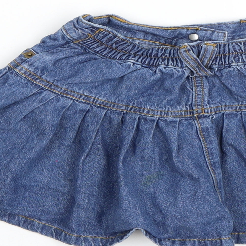 George Girls Blue   A-Line Skirt Size 3-4 Years