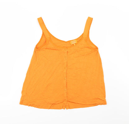 Womens UK Size 8 NEXT Orange Basic Tank