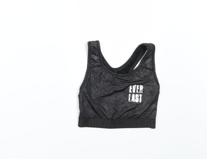 Ever last  Girls Black   Cropped Tank Size 7-8 Years