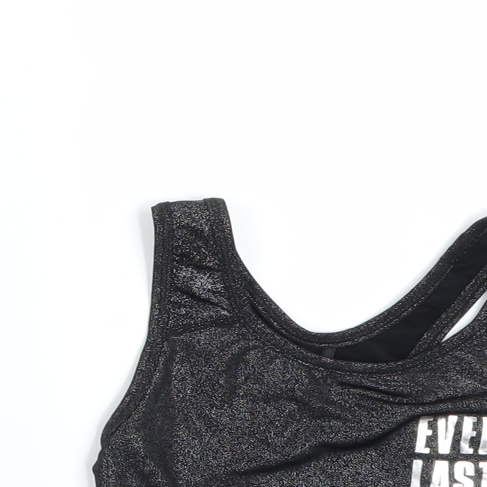 Ever last  Girls Black   Cropped Tank Size 7-8 Years