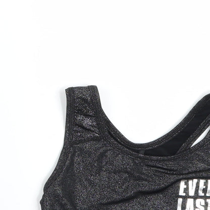 Ever last  Girls Black   Cropped Tank Size 7-8 Years