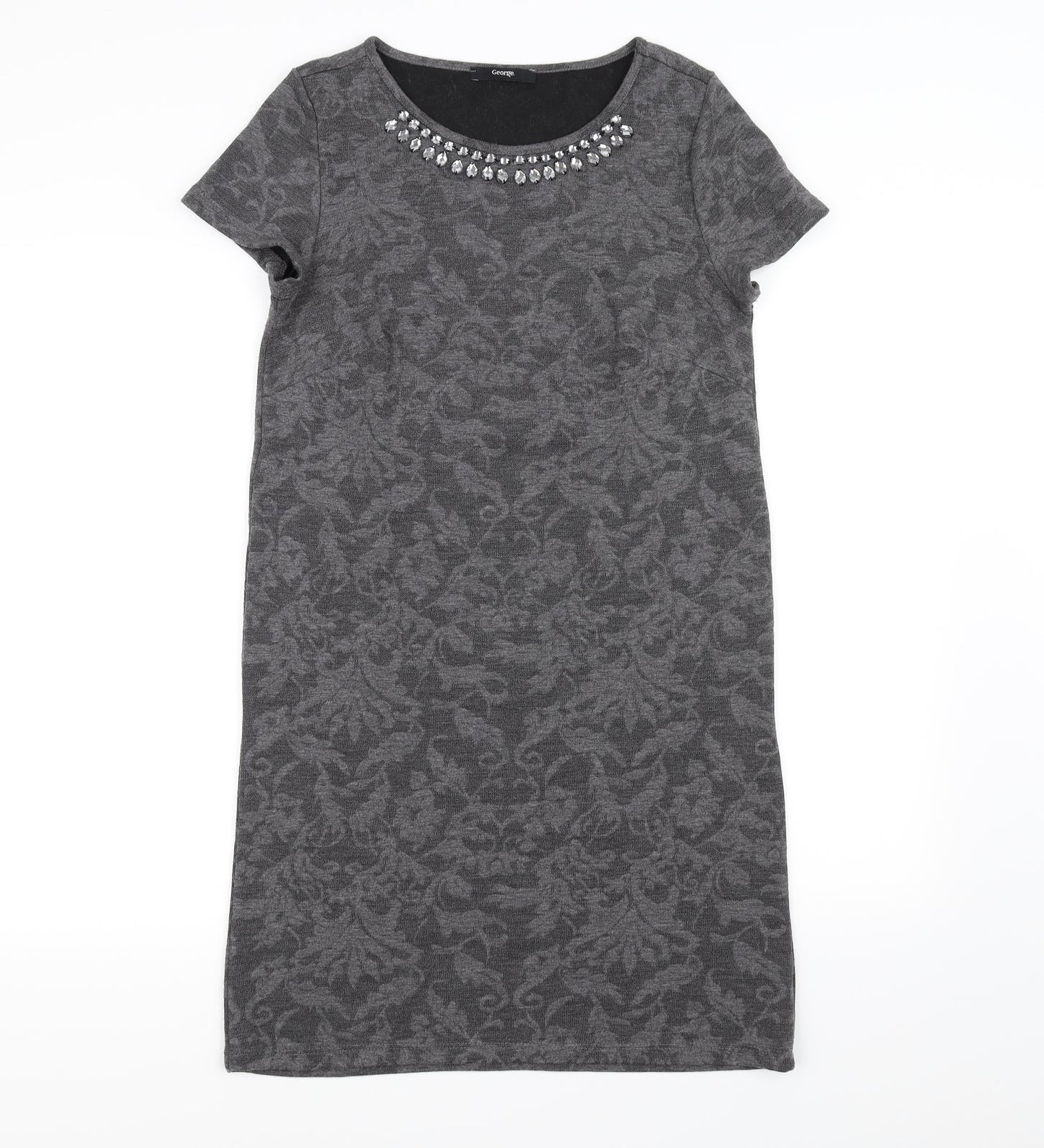 George Womens Grey   A-Line  Size 8