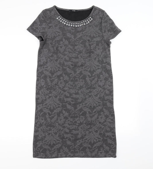 George Womens Grey   A-Line  Size 8