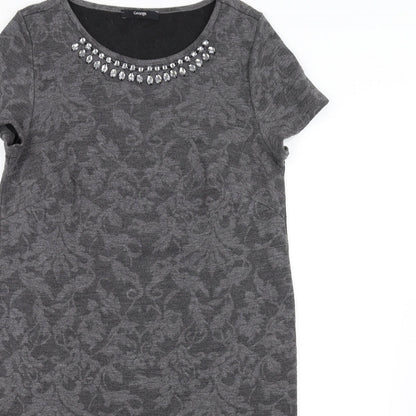 George Womens Grey   A-Line  Size 8