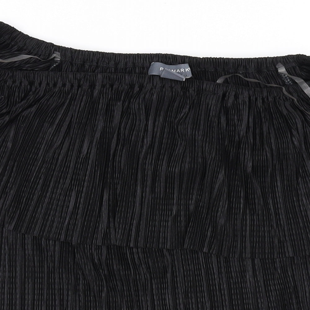 Primark Womens Black   Basic Blouse Size 8
