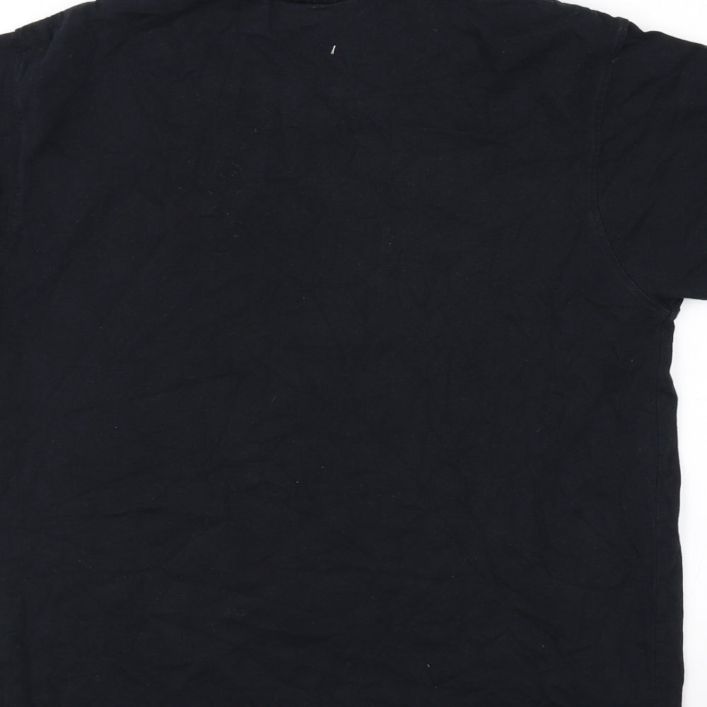 Preworn Mens Black    T-Shirt Size M