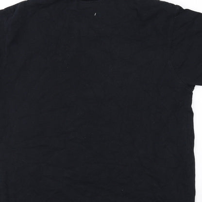 Preworn Mens Black    T-Shirt Size M