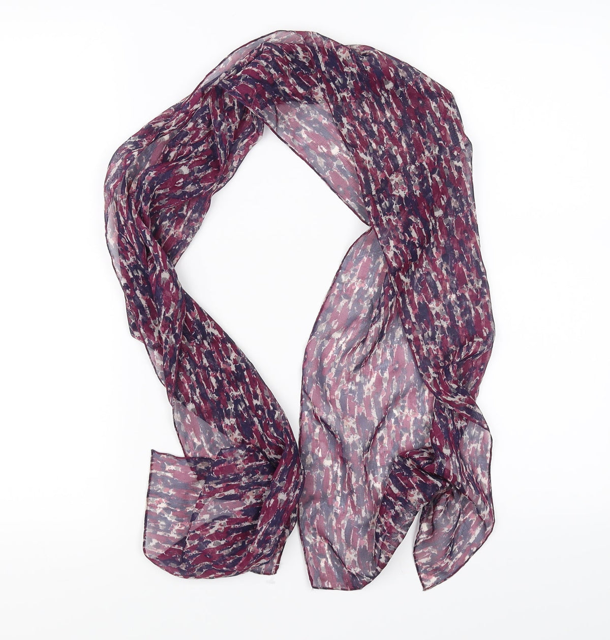 Additional front view of Preworn Purple Shawl/Wrap