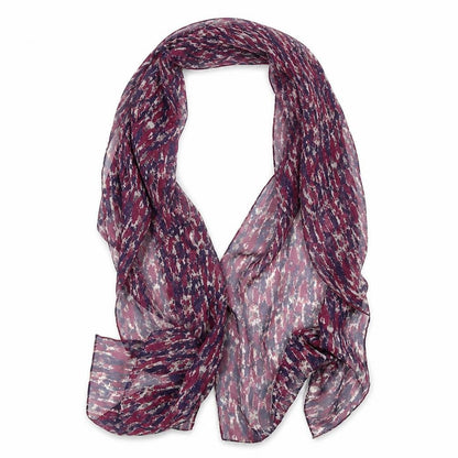 Front view of Preworn Purple Shawl/Wrap
