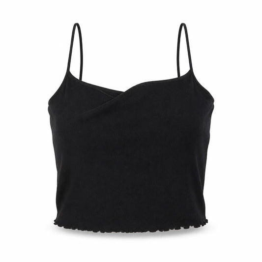 Womens UK Size L Divided Black Basic T-Shirt