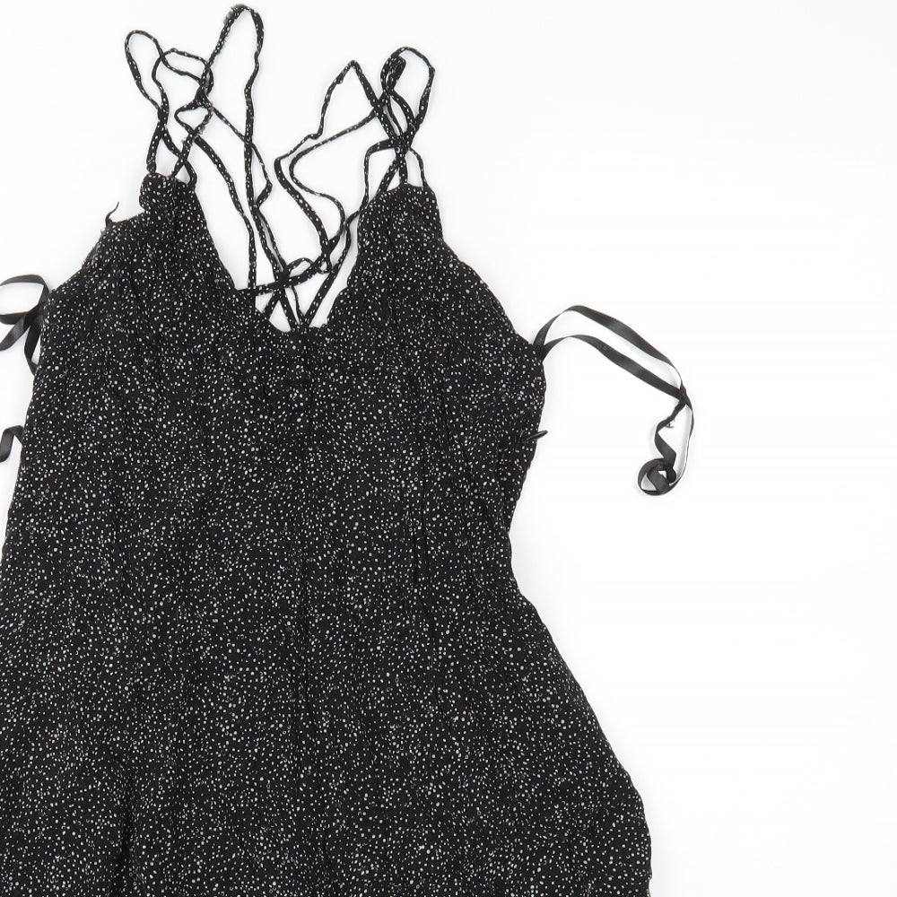 Womens UK Size 10 Atmosphere Black Basic Blouse