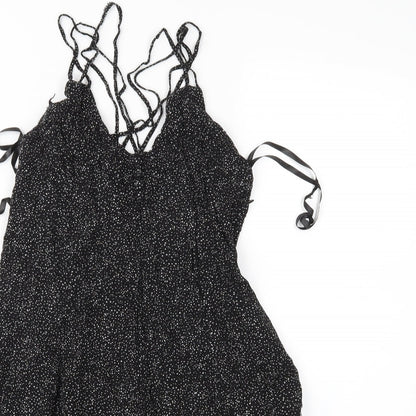Womens UK Size 10 Atmosphere Black Basic Blouse