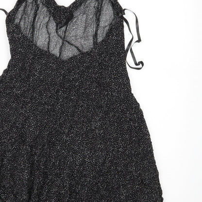 Womens UK Size 10 Atmosphere Black Basic Blouse