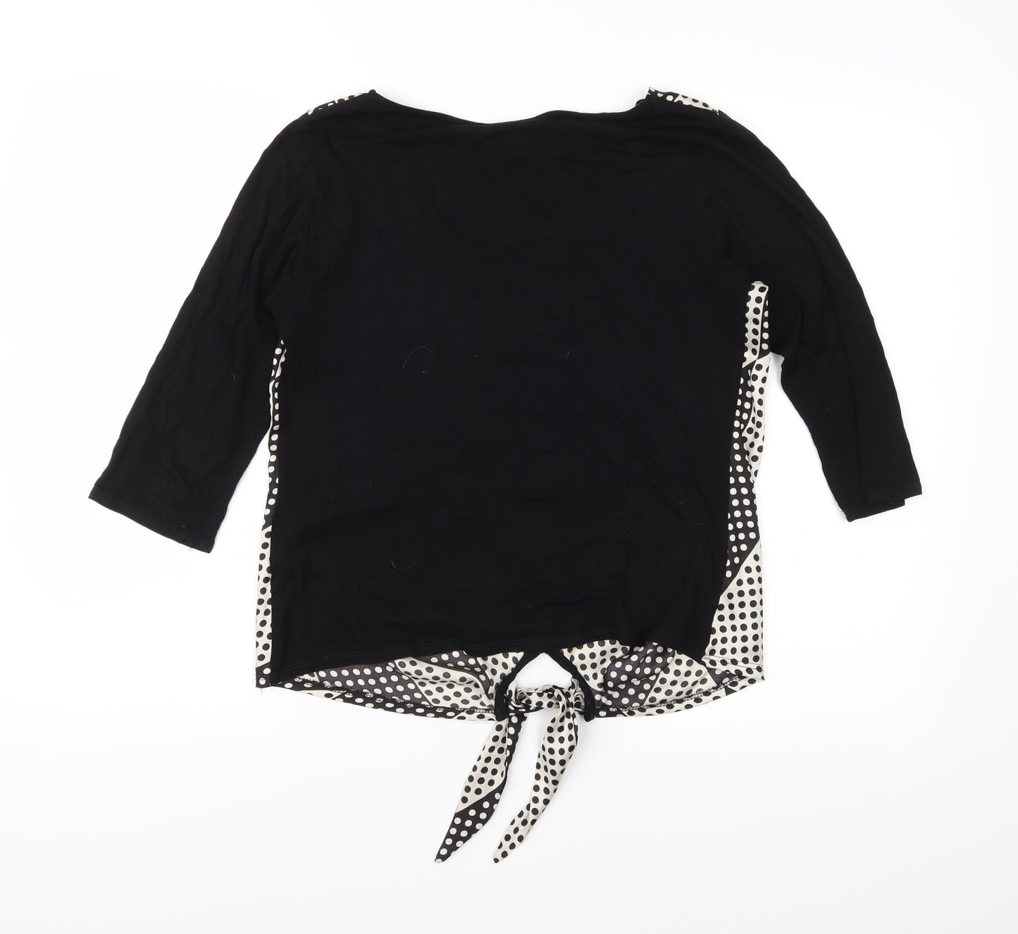 Womens UK Size S Wallis Black Basic Blouse