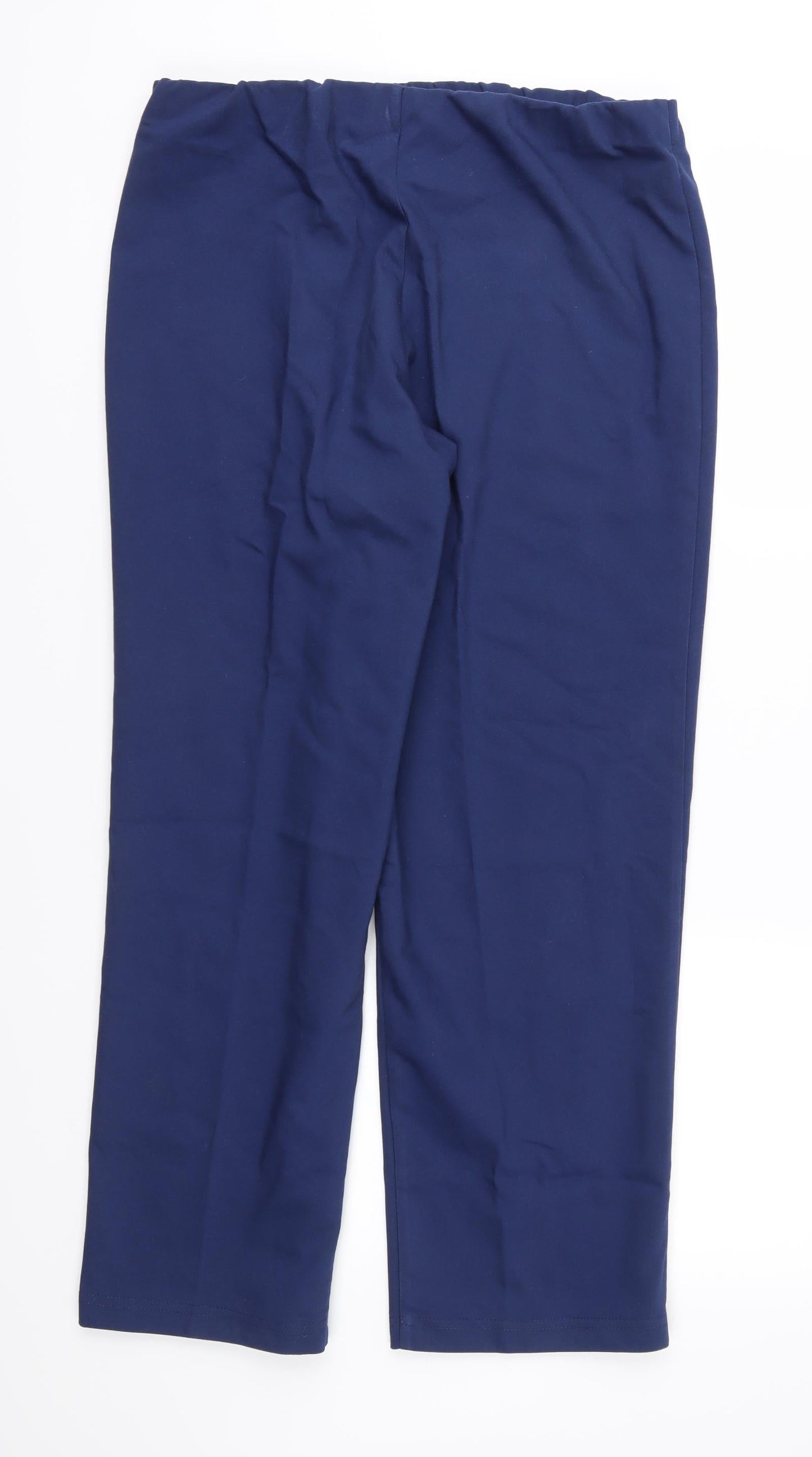 Womens UK Size M Country Collection Regular Fit  Blue Trousers
