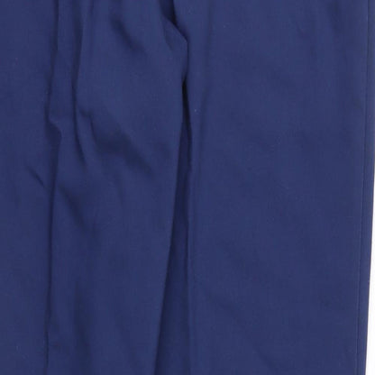 Womens UK Size M Country Collection Regular Fit  Blue Trousers