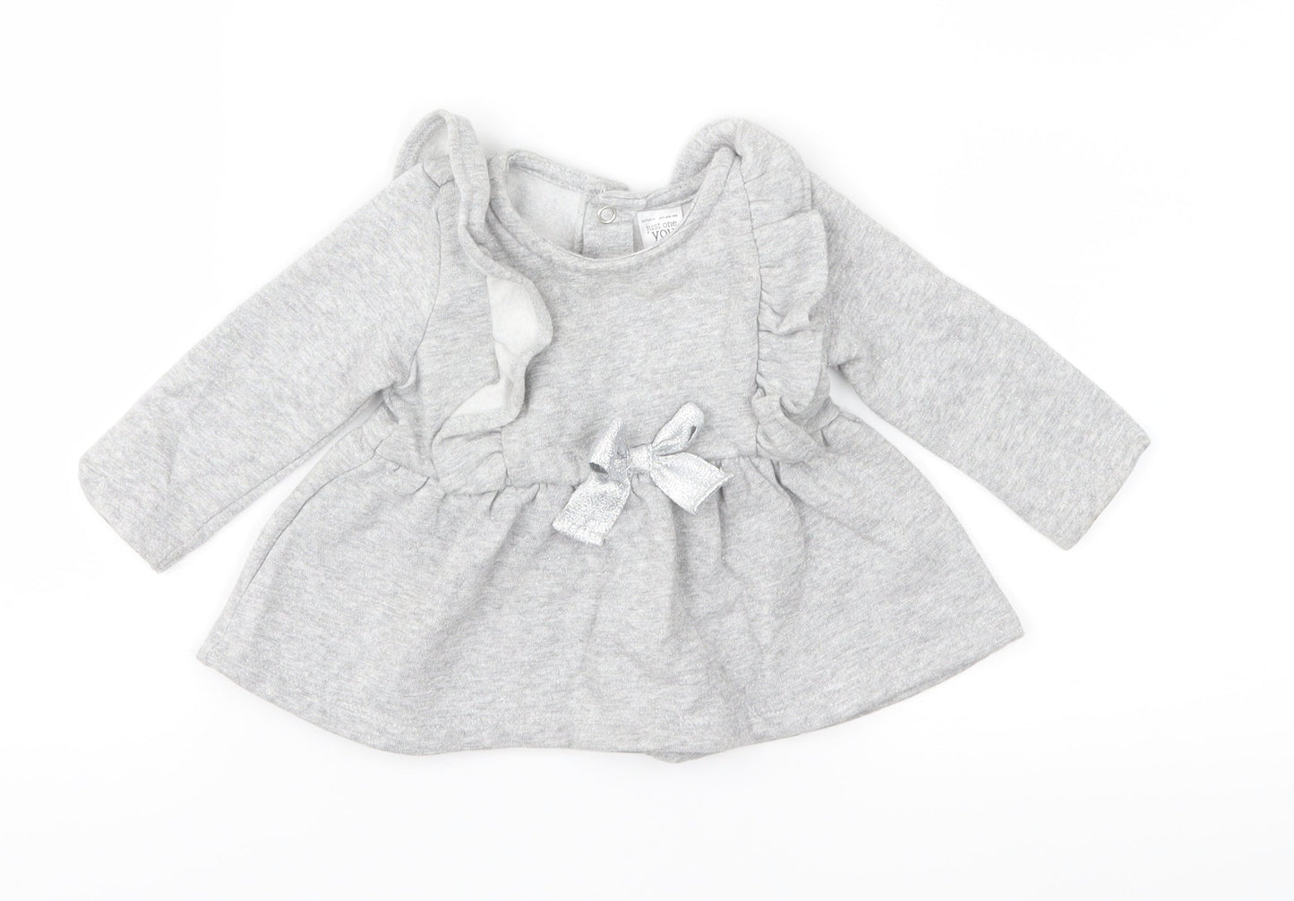 Carter's Girls Grey  Jersey Fit & Flare  Size 3-6 Months