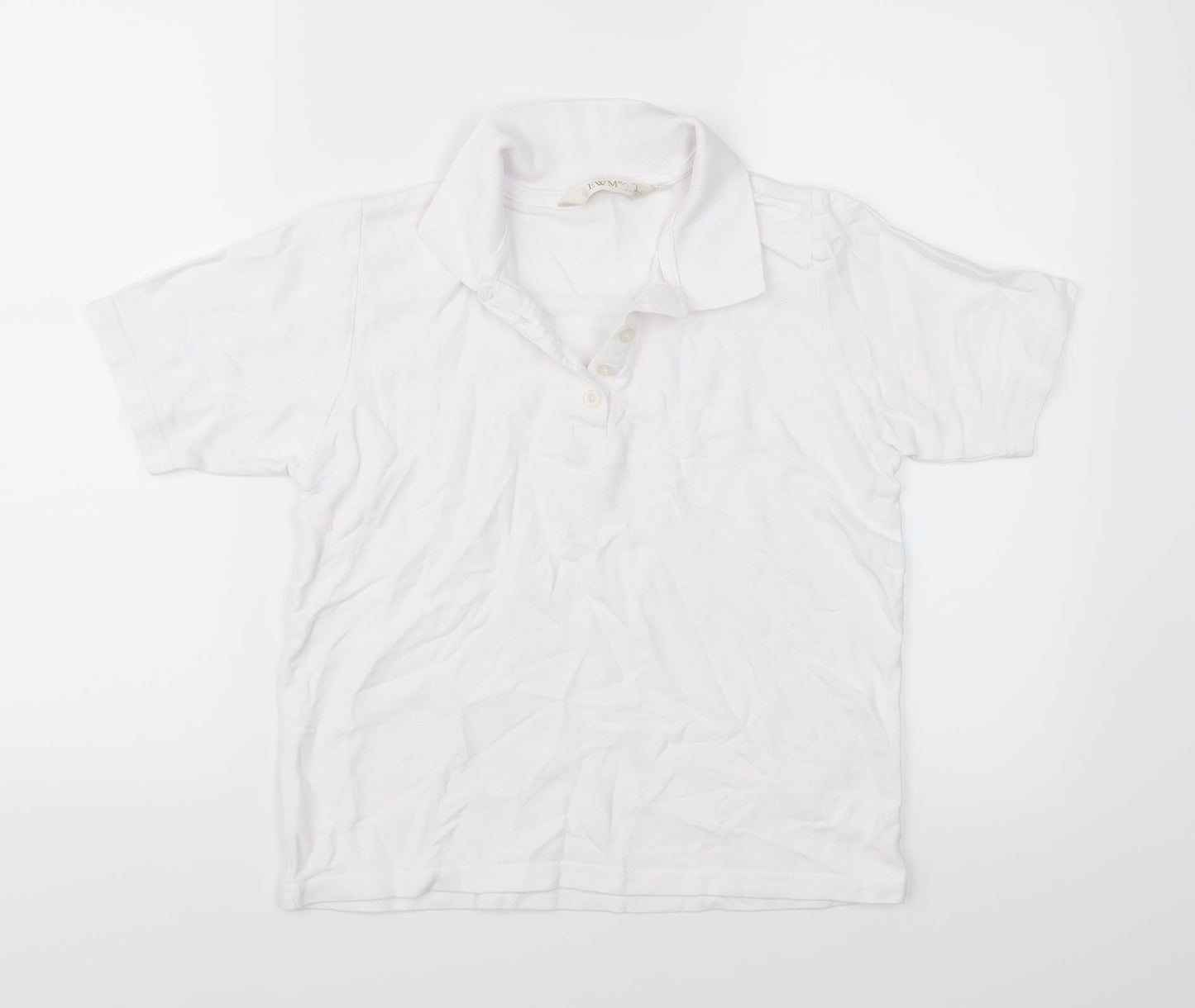 EWM Womens White   Basic Polo Size S