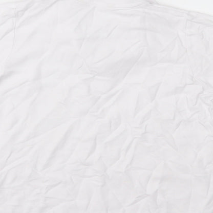 EWM Womens White   Basic Polo Size S