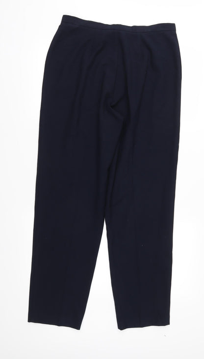 Womens UK Size 14 First Avenue Regular Fit  Blue Trousers