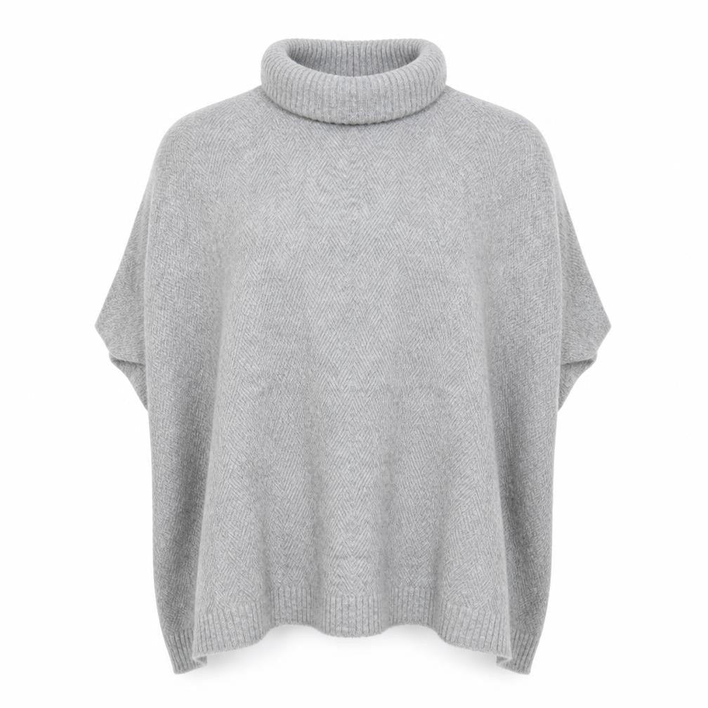 Front view of Next women’s grey knit jumper, size L