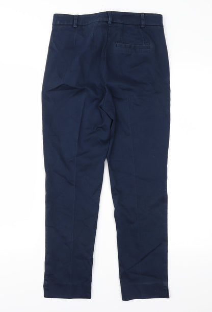 Womens UK Size 8 Marks and Spencer Regular Fit  Blue Trousers
