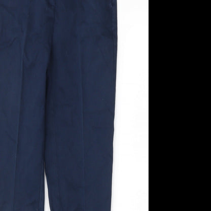 Womens UK Size 8 Marks and Spencer Regular Fit  Blue Trousers