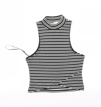 Womens UK Size M Vera & Lucy Black Basic T-Shirt