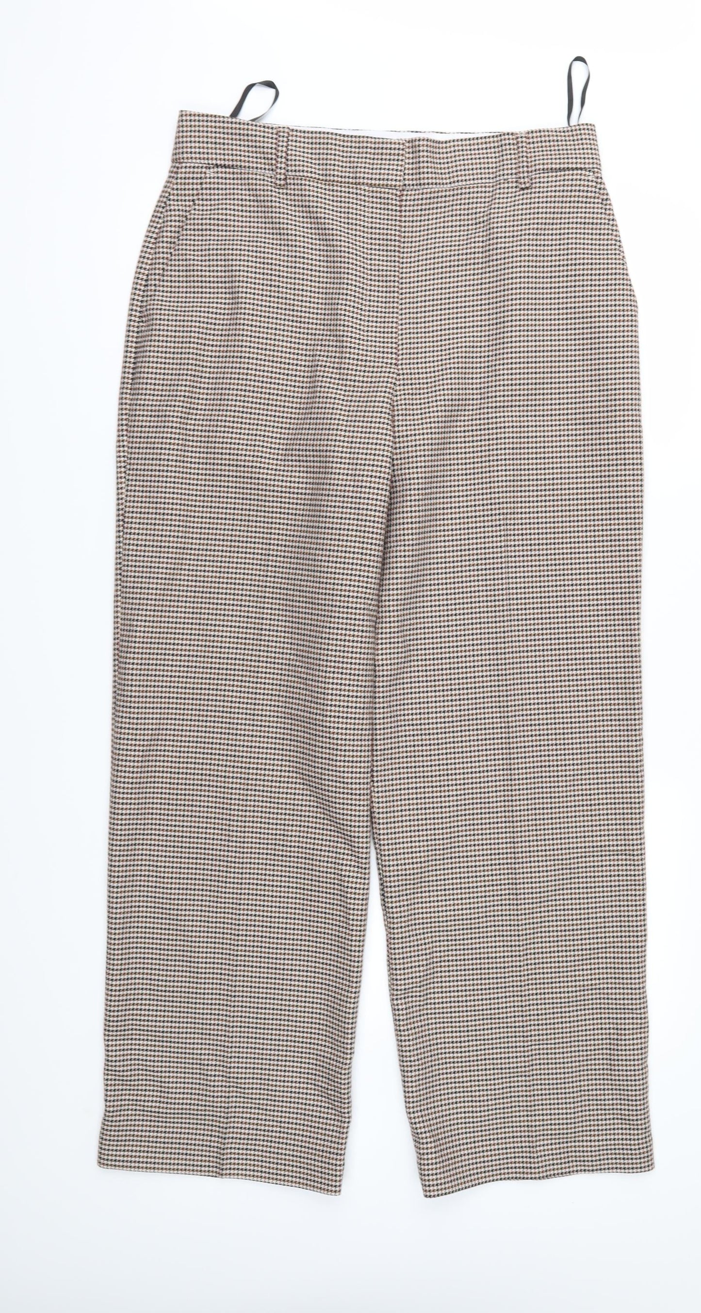 Womens UK Size 14 Marks and Spencer Regular Fit  Brown Trousers