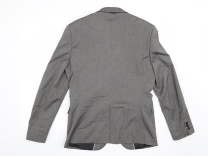 Mens UK Size 38 Marks and Spencer Regular Grey Suit Jacket