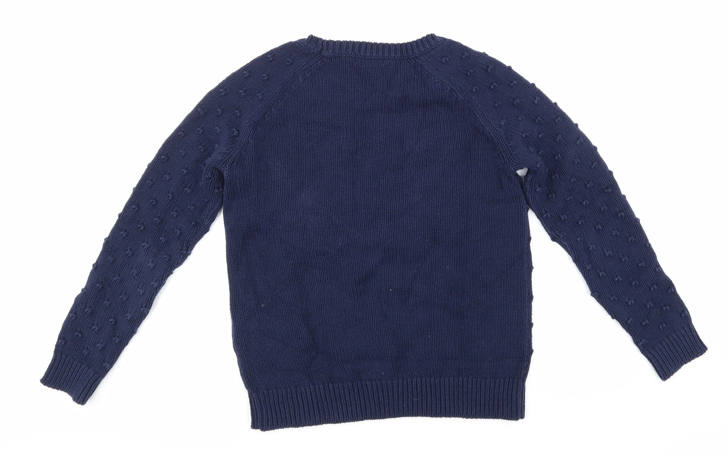 Part Two Womens Blue  Knit Pullover Jumper Size S
