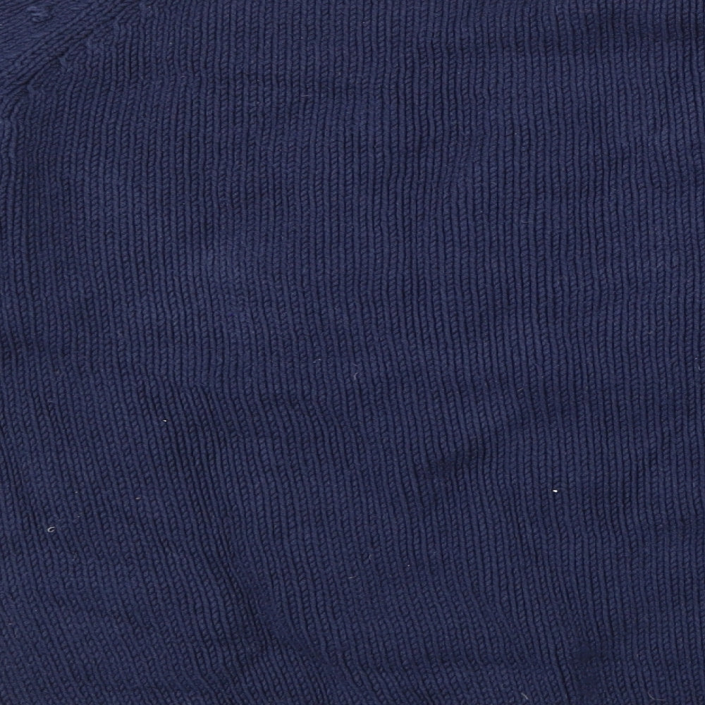 Part Two Womens Blue  Knit Pullover Jumper Size S