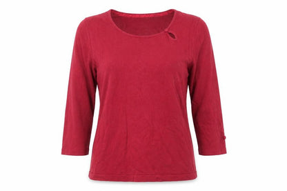 Front view of Per Una women’s purple knit jumper, size UK 14