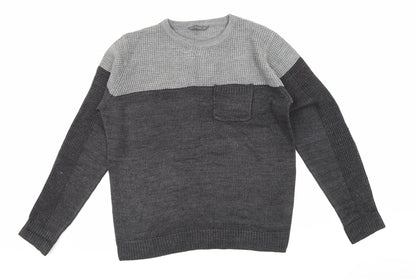 Cedar Wood State Mens Grey  Knit Pullover Jumper Size XL