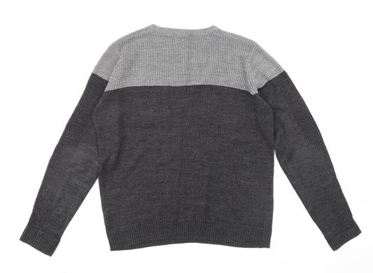 Cedar Wood State Mens Grey  Knit Pullover Jumper Size XL