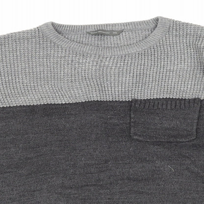 Cedar Wood State Mens Grey  Knit Pullover Jumper Size XL