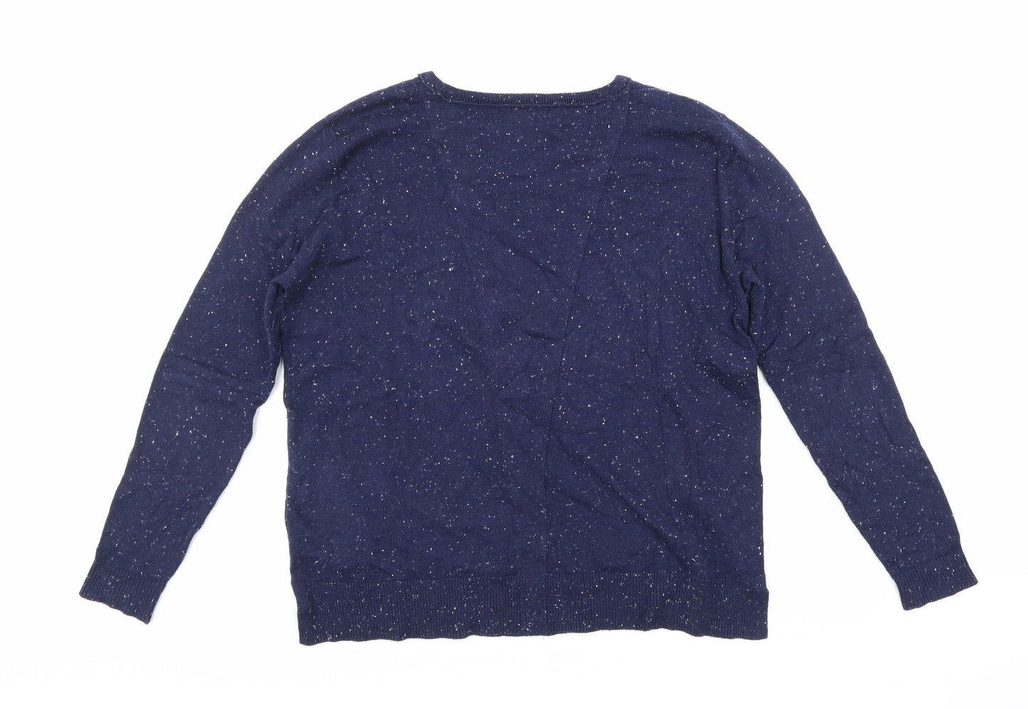 Maison De Nimes Womens Blue  Knit Pullover Jumper Size S