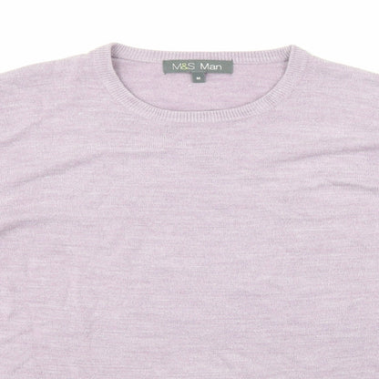 Marks and Spencer Mens Purple   Pullover Jumper Size M