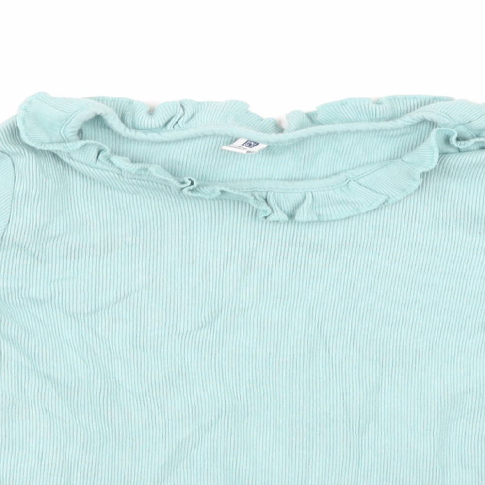 Uniqlo Girls Blue   Basic T-Shirt Size 5-6 Years