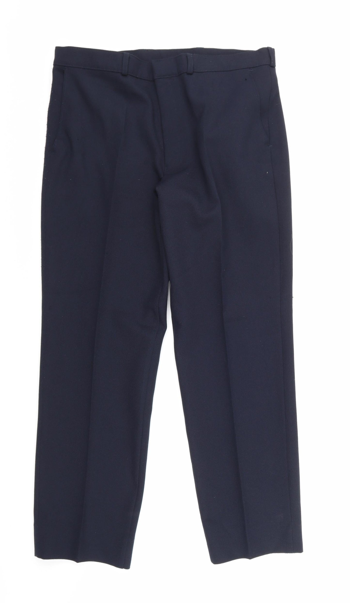 Mens UK Size 36 Walters Regular Fit  Blue Trousers