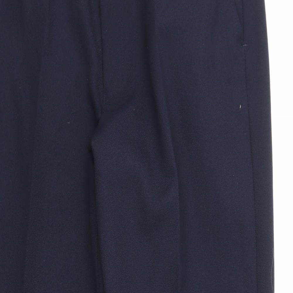 Mens UK Size 36 Walters Regular Fit  Blue Trousers