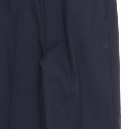 Mens UK Size 36 Walters Regular Fit  Blue Trousers