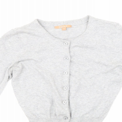 Kier & J Womens Grey  Knit Cardigan Jumper Size S