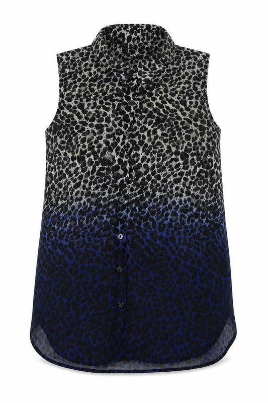 Womens UK Size 10 Divided Multicoloured Basic Button-Up