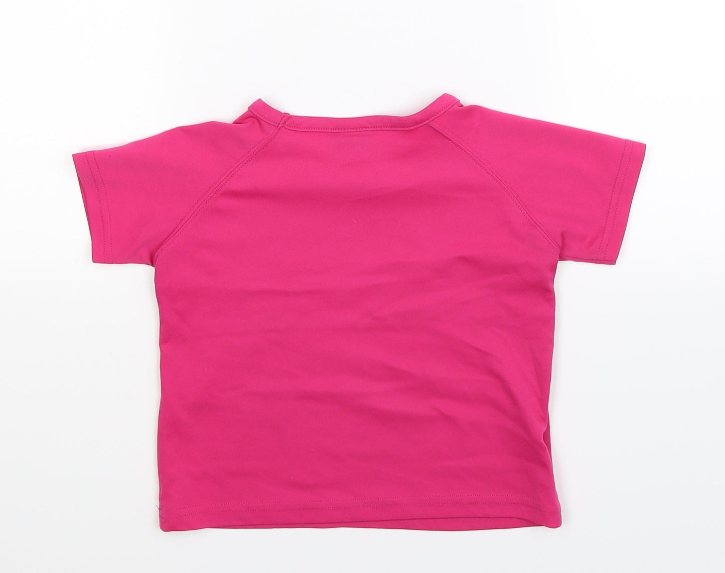 Sports Trading Girls Pink Striped  Basic Blouse Size 3 Years