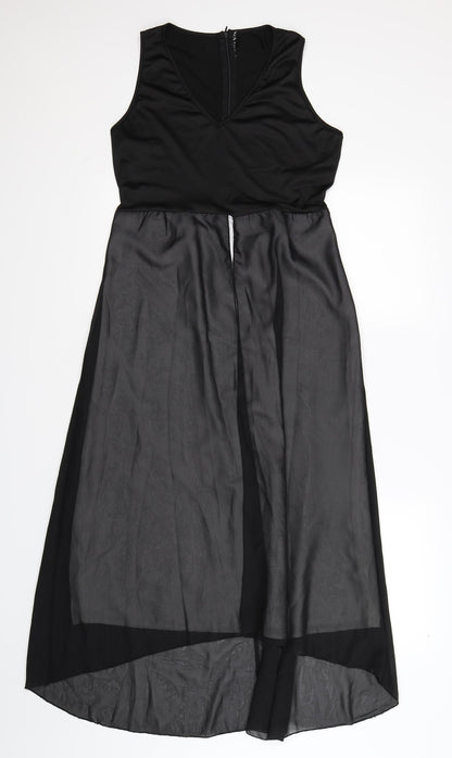 Preworn Womens Black   Maxi  Size 10