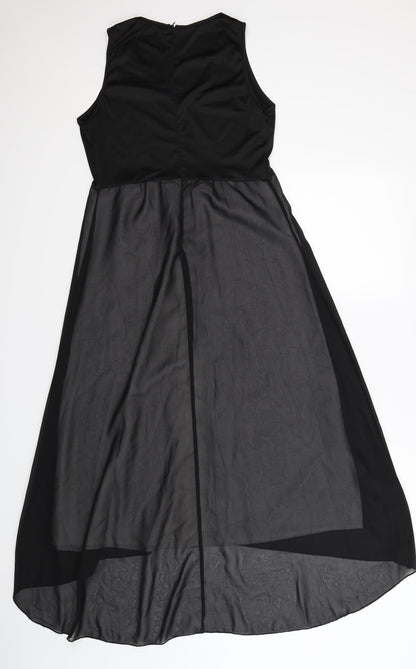 Preworn Womens Black   Maxi  Size 10
