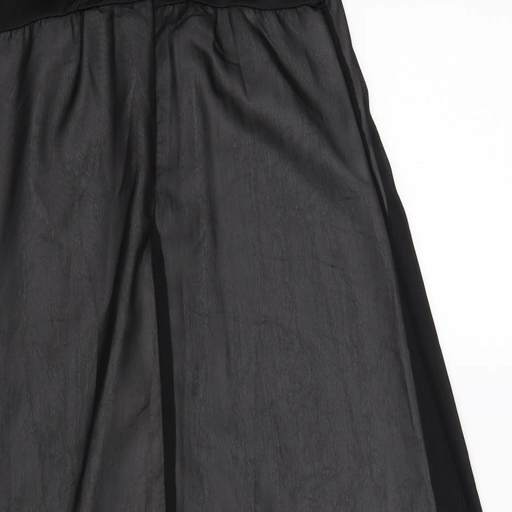 Preworn Womens Black   Maxi  Size 10