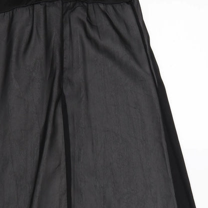 Preworn Womens Black   Maxi  Size 10