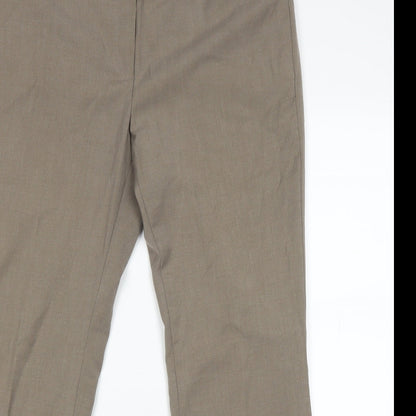 Marks and Spencer Womens Beige   Trousers  Size 14 L25 in